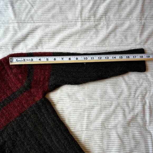 Vintage Authentic Structure 100% Lambswool Sweater Men’s L (Runs Small) Woolmark - Picture 6 of 15
